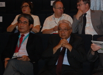 Around 300 young chemists, 250 observers and heads of groups from almost 80 countries, Azerbaijani state and government officials, diplomats, well-known scientists and intellectuals attended the opening ceremony of the Olympiad organized by the Baku branch of Moscow State University named after Mikhail Lomonosov. Baku, Azerbaijan, Jule 21, 2015